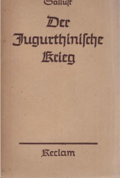 Der Jugurthinische Krieg.
