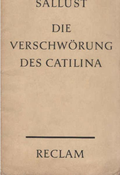 Die Verschwörung des Catilina.