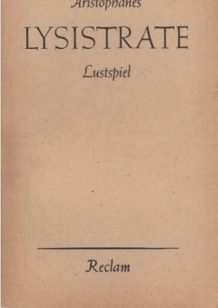 Lysistrate : Lustspiel.