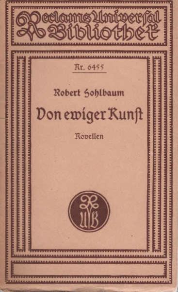 Von ewiger Kunst : 4 Novellen.