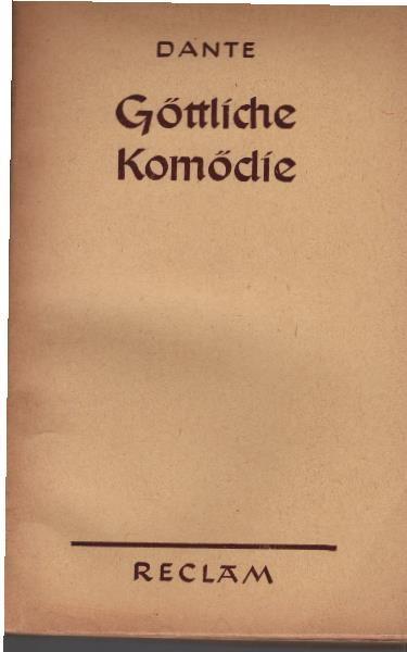 Göttliche Komödie.
