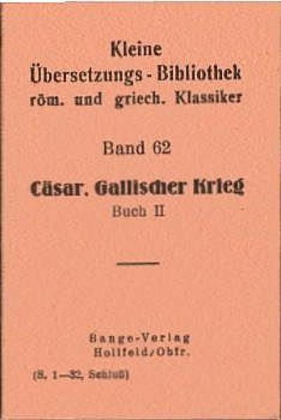 Caesar, Gaius Iulius: Gallischer Krieg; Teil: Buch 2.