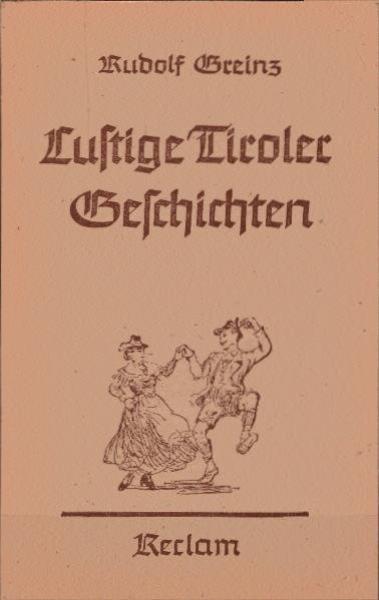 Lustige Tiroler Geschichten.