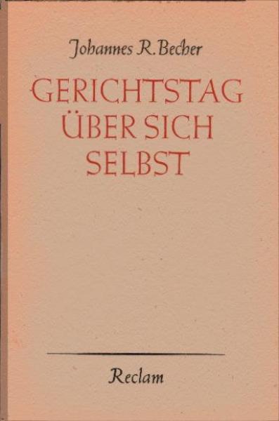 Gerichtstag über sich selbst.