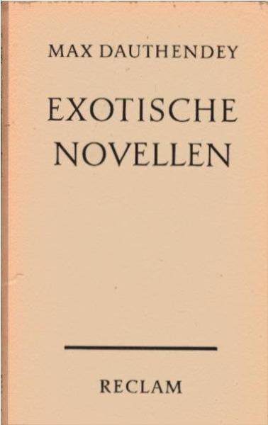 Exotische Novellen.