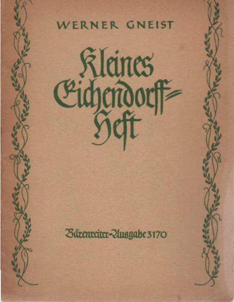 Kleines Eichendorff-Heft.