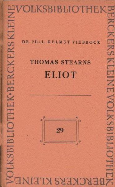 Thomas Stearns Eliot.