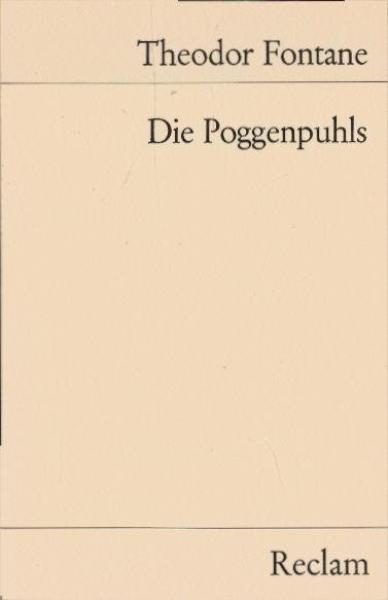 Die Poggenpuhls : Roman.