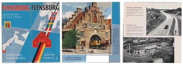 Flensburg an der Europa-Strasse 3 / Flensburg Grenzstadt an der Förde und das Ostseebad Glücksburg (Prospekt)