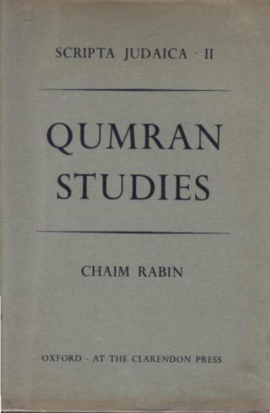 Qumran Studies