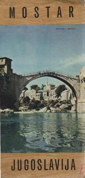 Mostar Jugoslawien 1960 Stadtführer