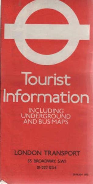 London Großbritannien Transport Bus Maps 1972