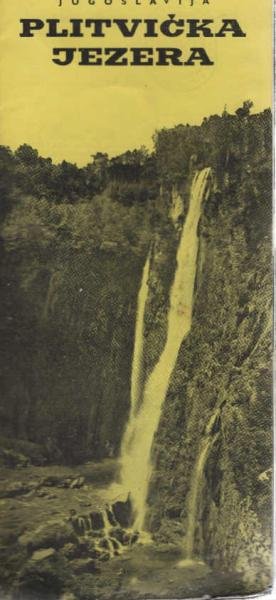 Nationalpark Plitvicer Seen Kroatien Werbeprospekt 1962