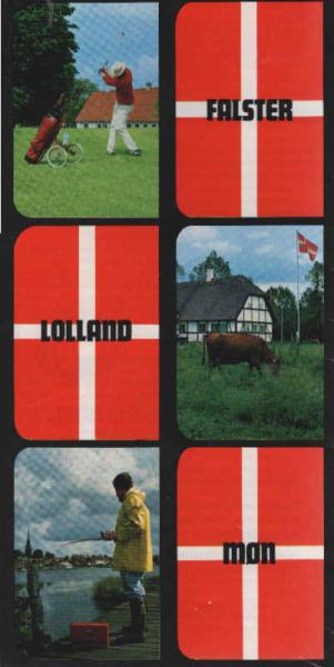 Falster Lolland Mon Dänemark Reiseprospekt 1980er