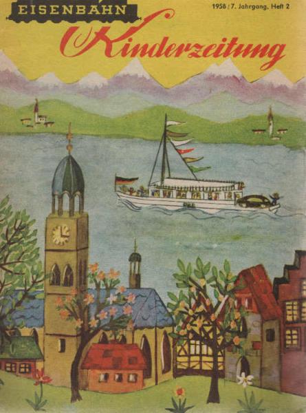 Eisenbahn Kinderzeitung 1958 / 7.Jahrgang, Heft 2
