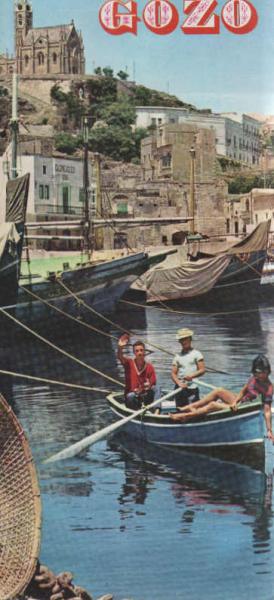 Gozo Malta 1969 Reiseprospekt