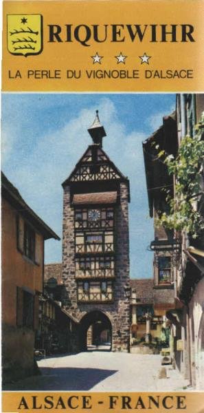 Riquewihr Alsace - France Frankreich (Stadtführer mit Illustrierter Karte)