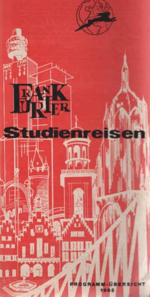Frankfurt Studienreisen Programm-Übersicht 1965