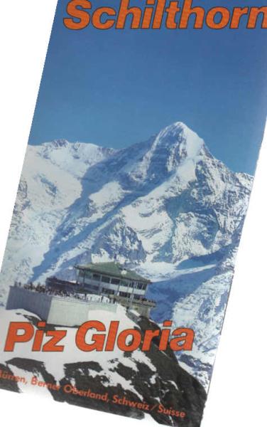 Schilthorn Mürren Berner Oberland Switzerland Schweiz Suiza 1983 (Faltblatt)