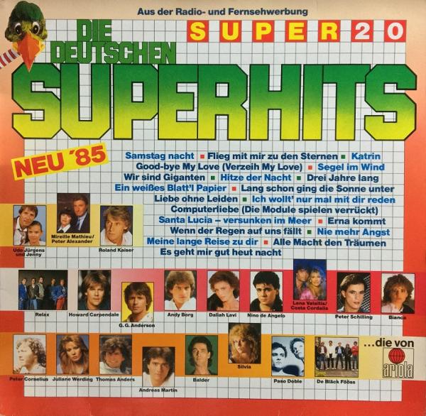Super 20 - Die deutschen Superhits Neu '85 [Vinyl, LP]