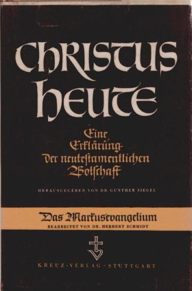 Der Sohn Gottes : Gottes gute Botschaft nach d. Bericht d. Markus.