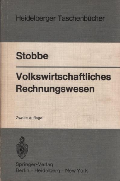Volkswirtschaftliches Rechnungswesen.