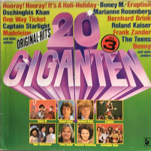 20 Giganten Vol. 3 [Vinyl, LP, Compilation]
