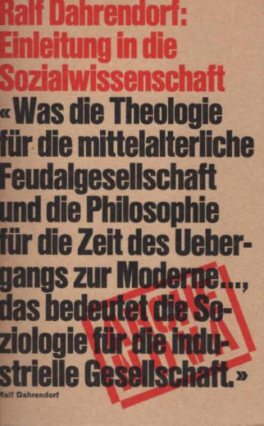 Einleitung in die Sozialwissenschaft