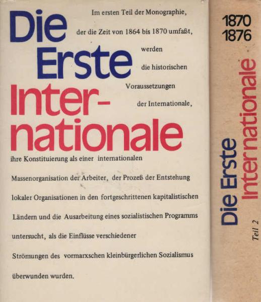 Die Erste Internationale. 2 Teile.
