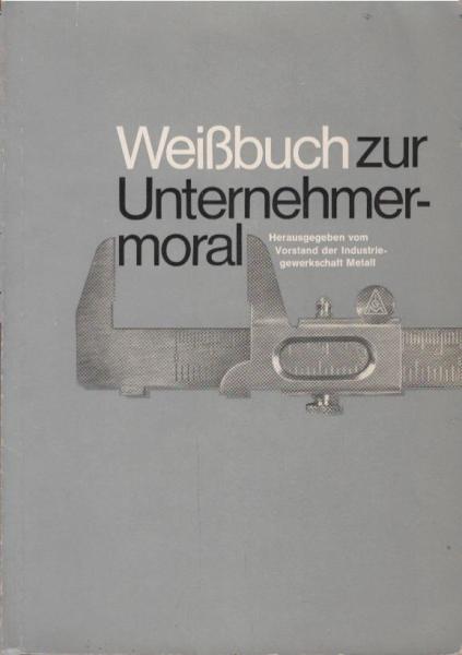 Weissbuch zur Unternehmermoral