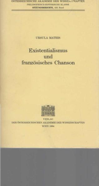 Existentialismus und französisches Chanson.