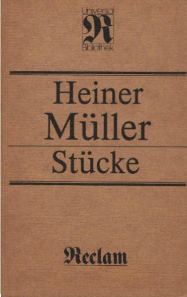 Stücke : Texte über Deutschland ; (1957 - 1979).