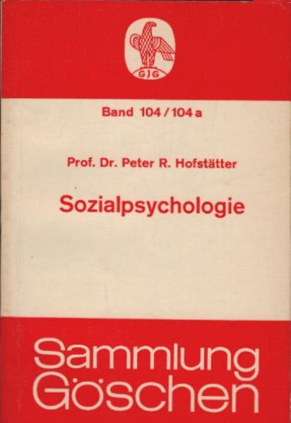 Sozialpsychologie.