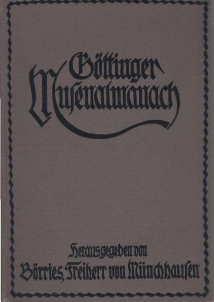 Göttinger Musenalmanach 1923.