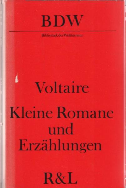 Kleine Romane und Erzählungen.