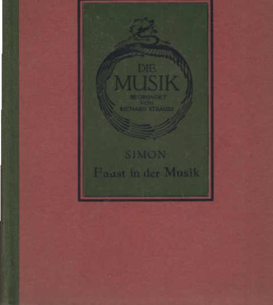 Faust in der Musik.