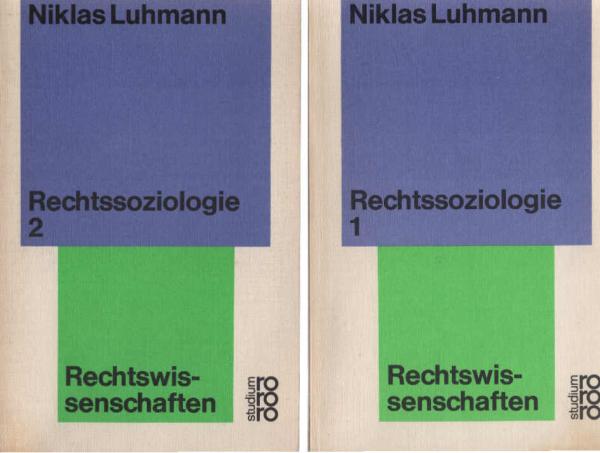 Rechtssoziologie; 2 Bände.