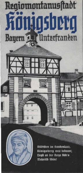 Regiomontanusstadt Königsberg Bayern Unterfranken [Faltblatt]