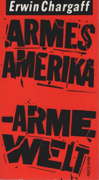 Armes Amerika - arme Welt : ein Essay.