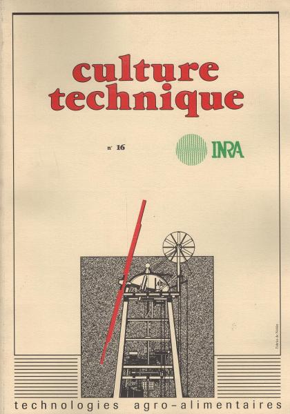 Culture technique n° 16 : technologies agro-alimentaires
