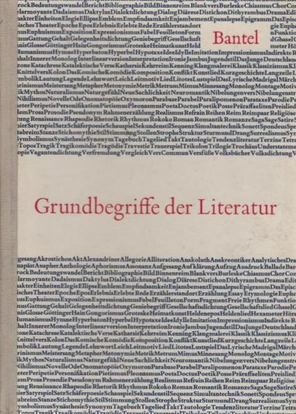 Grundbegriffe der Literatur.