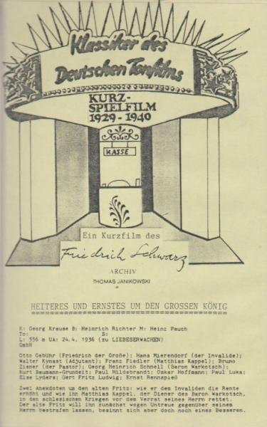 Klassiker des Deutschen Tonfilms. Kurzspielfilm 1929 - 1940 (VHS).
