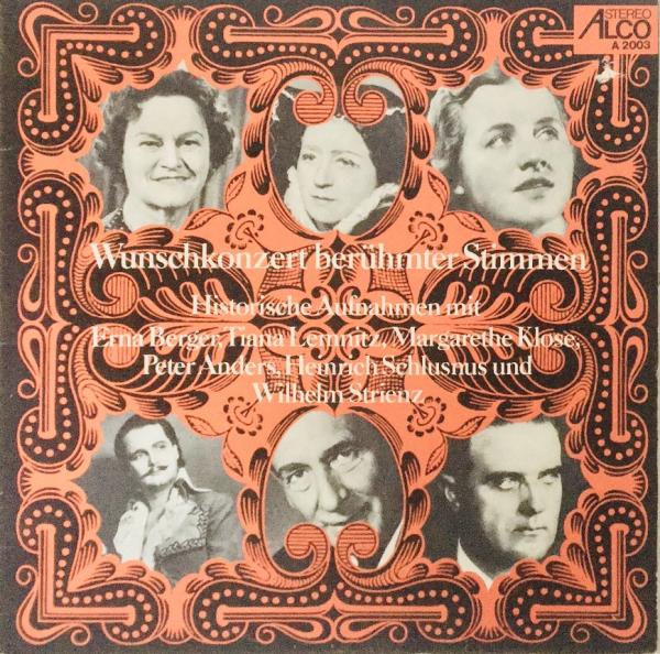 Wunschkonzert Berühmter Stimmen [Vinyl, LP, Compilation]