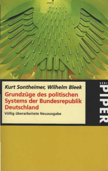 Grundzüge des politischen Systems der Bundesrepublik Deutschland.