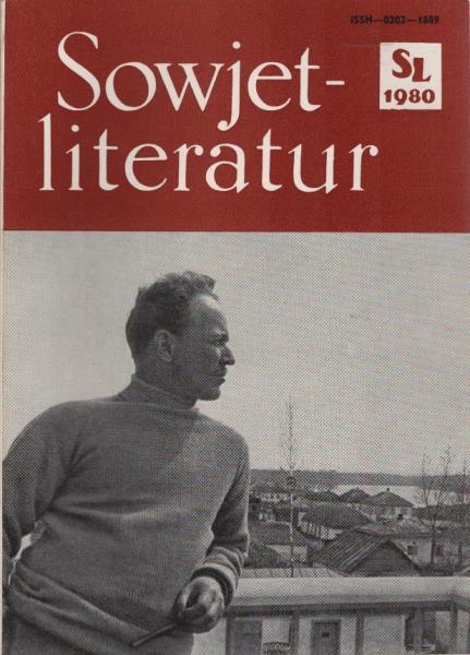 Sowjetliteratur (SL); 32. Jahrgang, Heft 5 : Michail Scholochow ist 75 Jahre alt