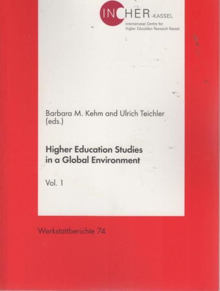 Higher education studies in a global environment; Teil: Vol. 1.