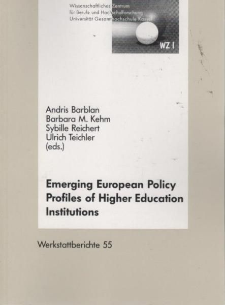 Emerging European policy profiles of higher education institutions : a project of the Association of European Universities (CRE), Geneva.