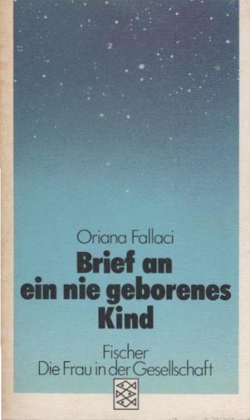 Brief an ein nie geborenes Kind.