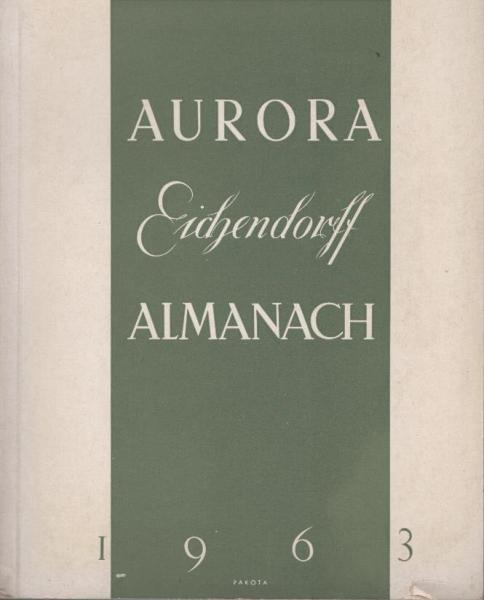 Aurora : Eichendorf-Almanach 1963. Jahresgabe der Eichendorfstiftung e.V. Eichendorffbund. 23.