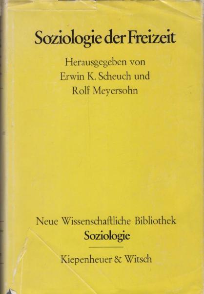 Soziologie der Freizeit.